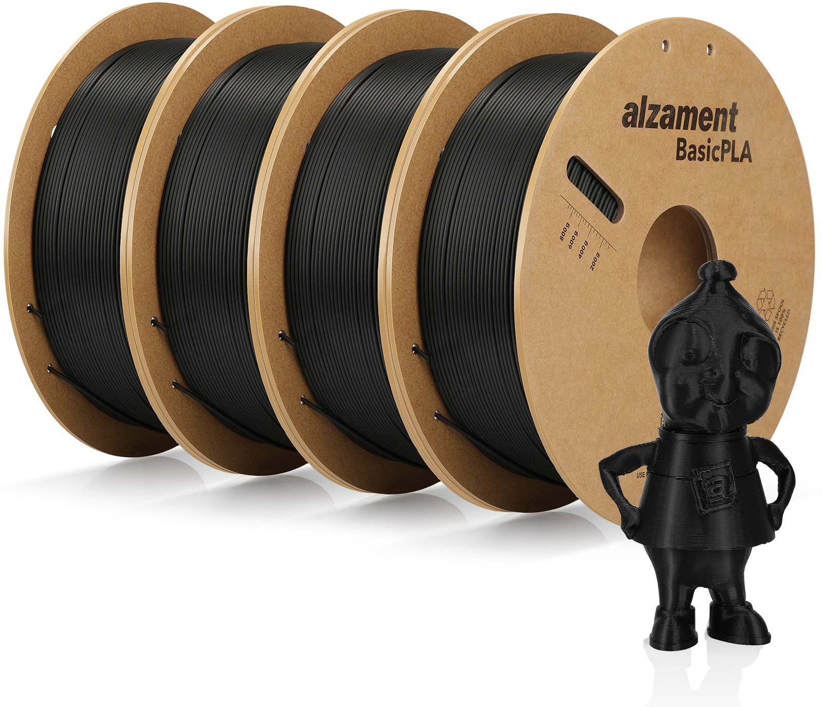 Alzament Value Pack – Basic PLA Black