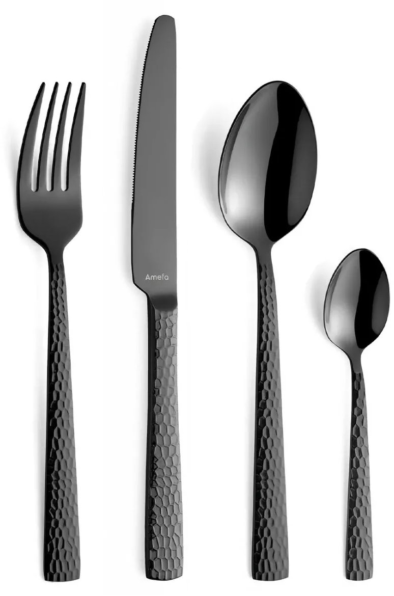 AMEFA FELICITY Sada príborov 24 ks čierna