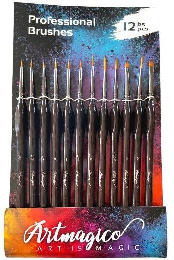 Artmagico súprava štetcov na detaily, 12 ks