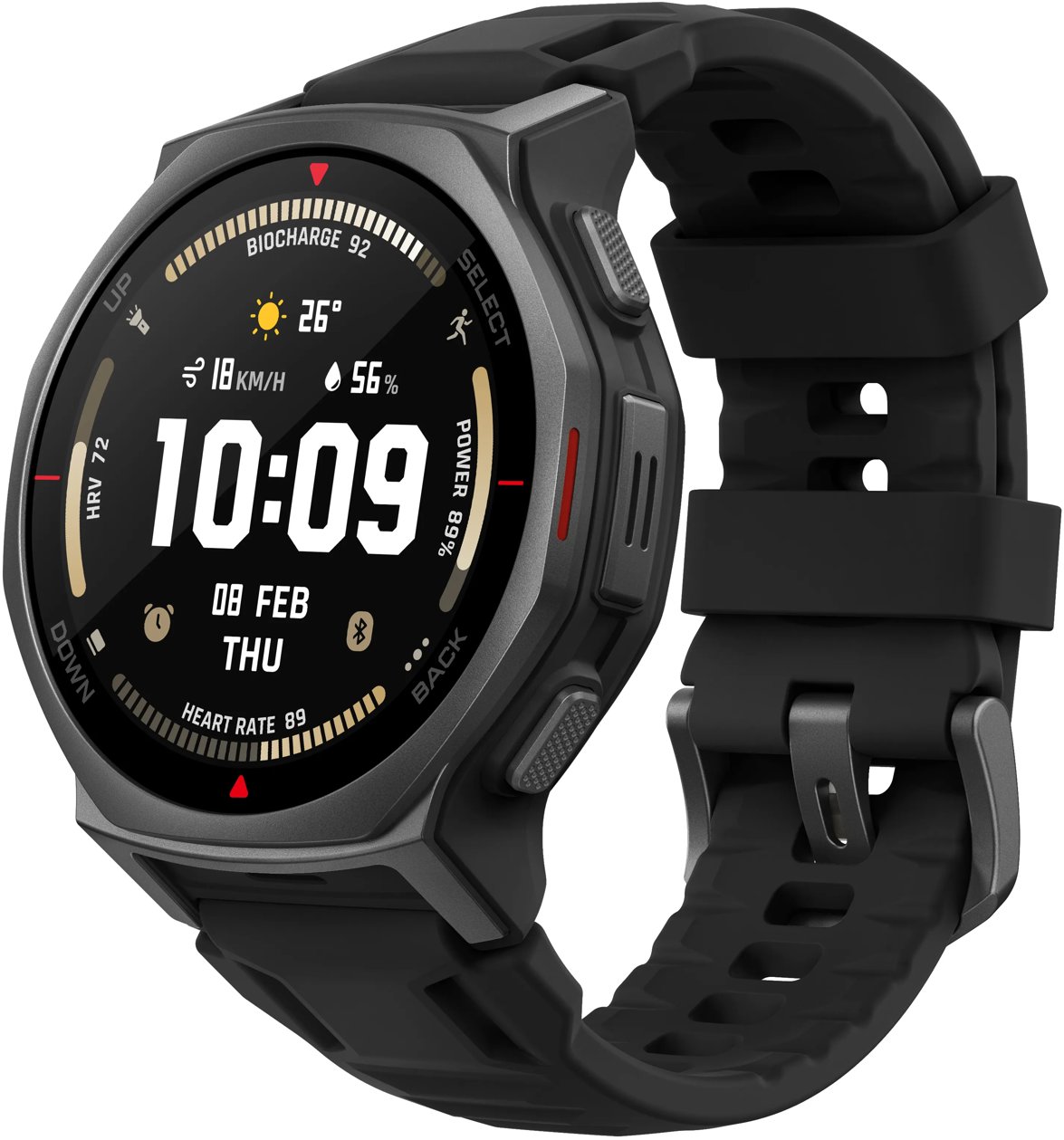 Amazfit T-Rex 3 Pro 44 mm Tactical Black