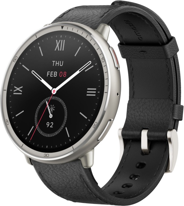 Amazfit Active 2 NFC Premium Black Leather