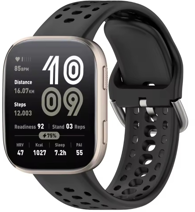 Amazfit silikónový na Bip 6 čierny