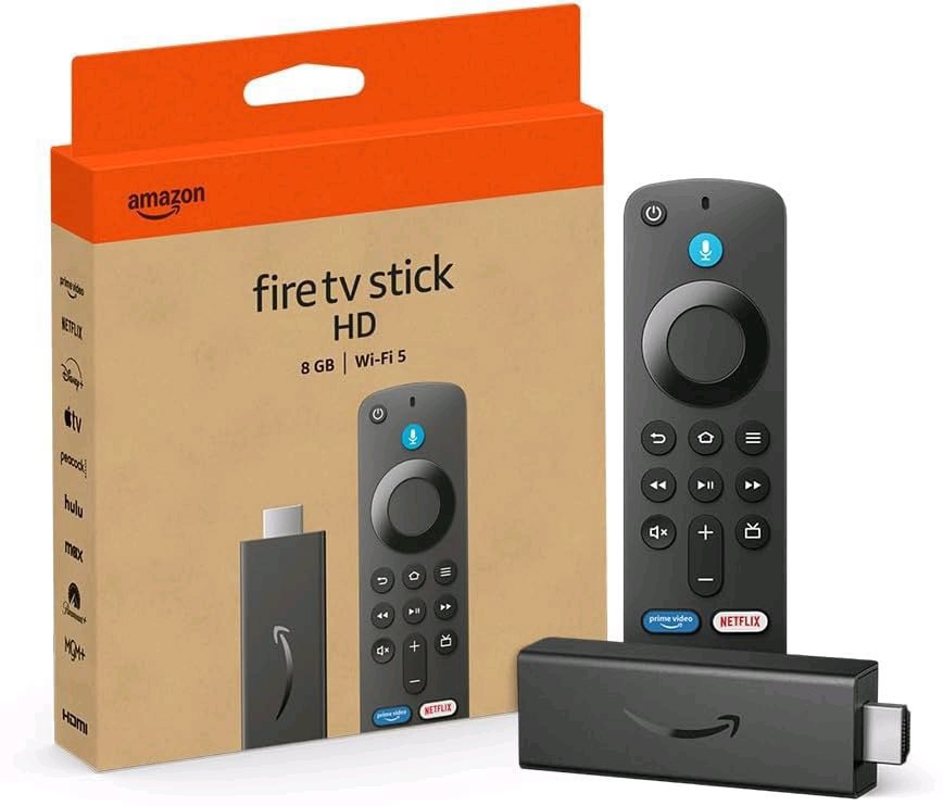 Amazon Fire TV Stick HD (2024) - neobsahuje napájací adaptér