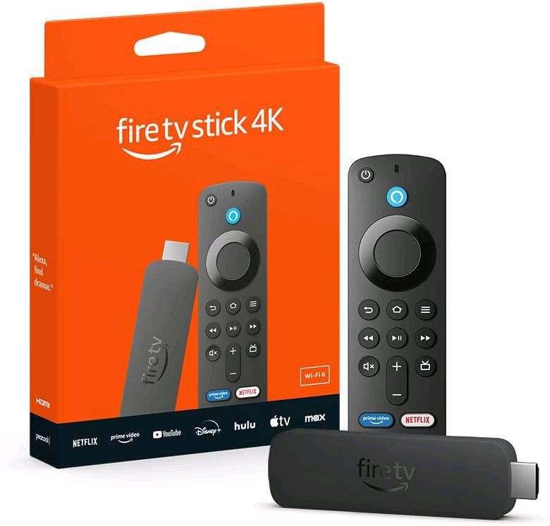 Amazon Fire TV Stick 4K (2024) - neobsahuje napájací adaptér