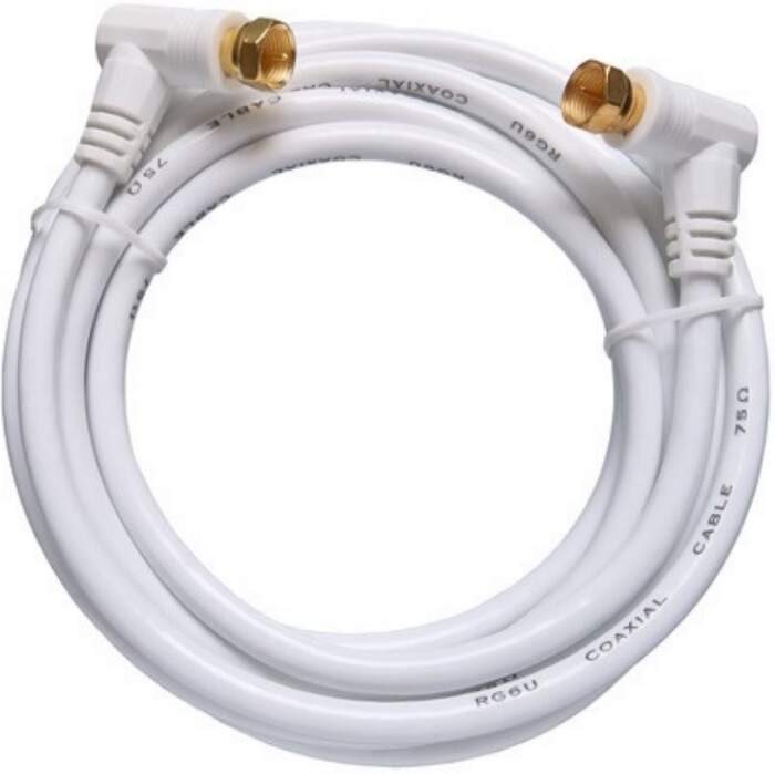 Mascom satelitný kábel 7777-030, uhlové konektory F 3 m