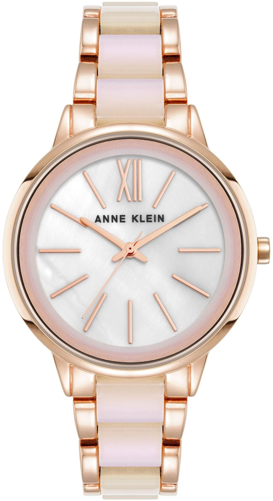 Anne Klein dámske hodinky okrúhle zlaté AK/1412IRRG
