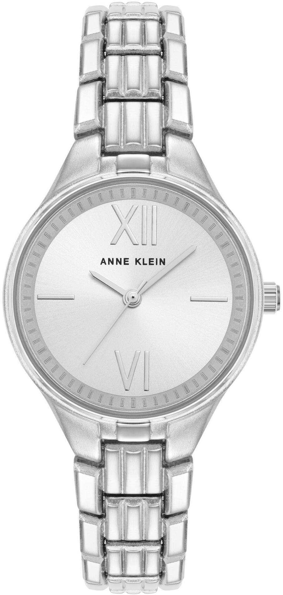 Anne Klein dámske hodinky okrúhle strieborné AK/4061SVSV
