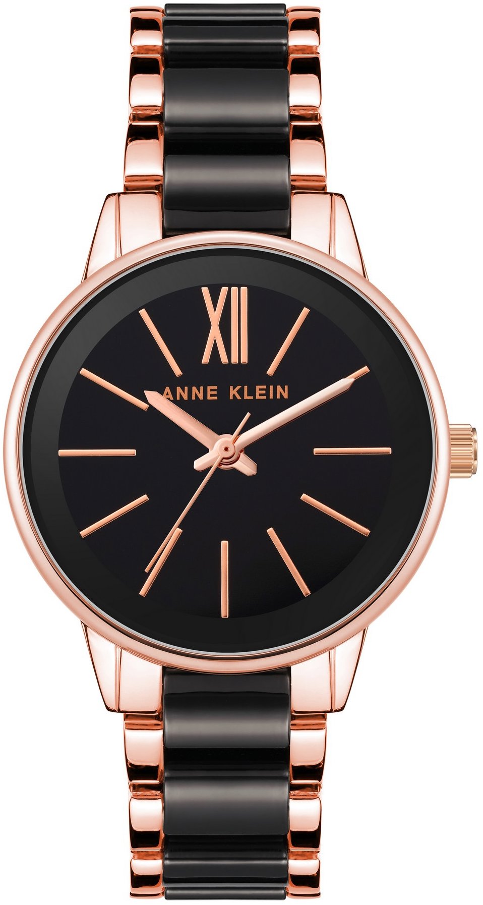 Anne Klein dámske hodinky okrúhle AK/3878BKRG