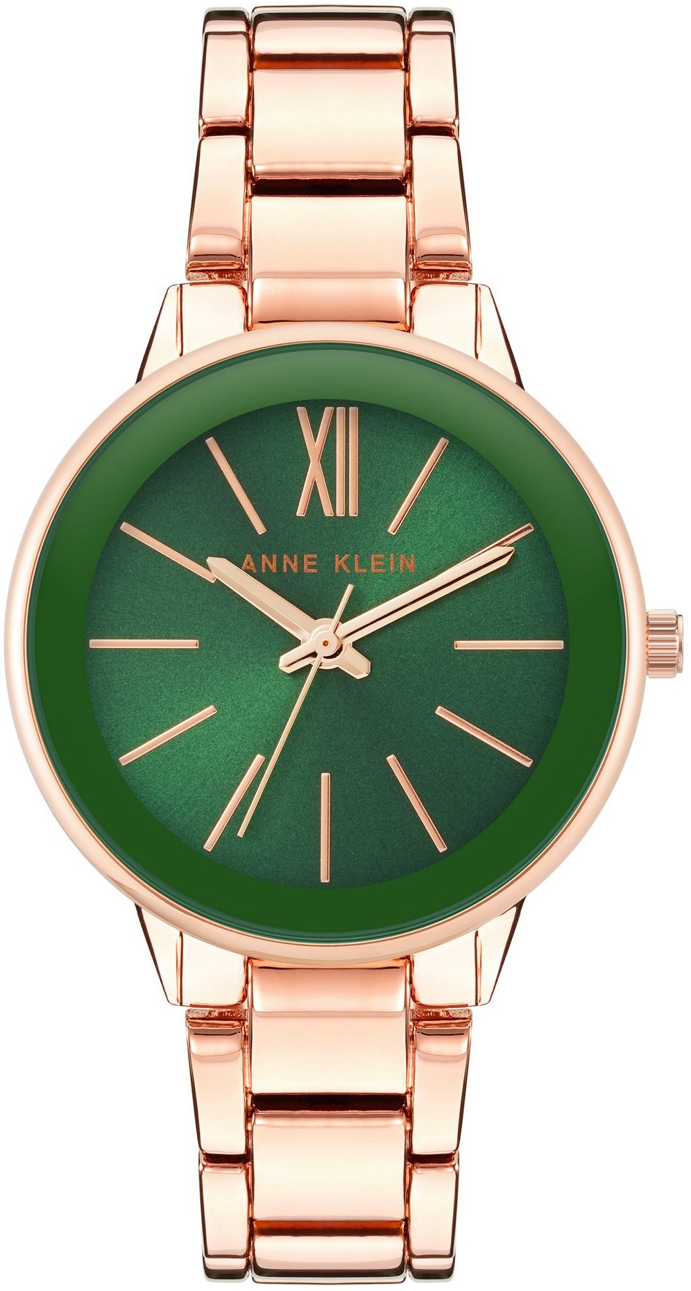 Anne Klein dámske hodinky okrúhle AK/3876GNRG