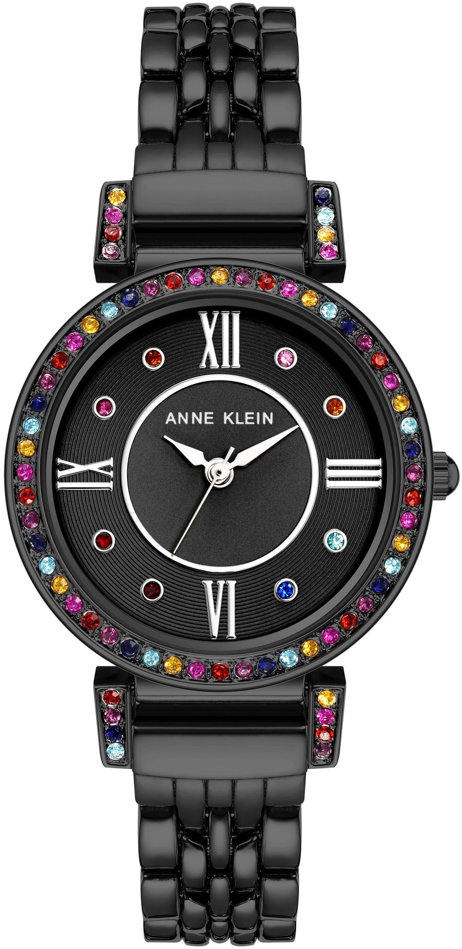 Anne Klein dámske hodinky okrúhle AK/2929RBBK