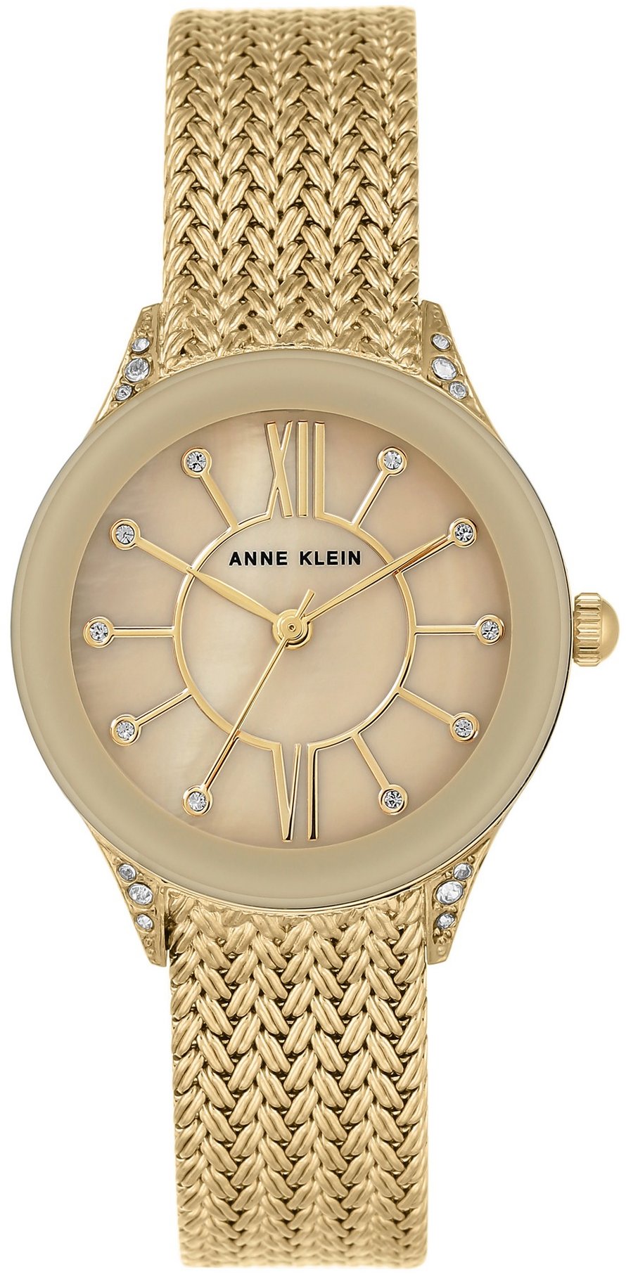 Anne Klein dámske hodinky okrúhle AK/2208TMGB