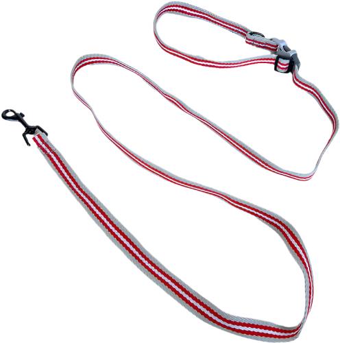 ANNAM Vodidlo 2,5 × 180 cm, dĺžka sa dá ľubovoľne nastaviť, červené