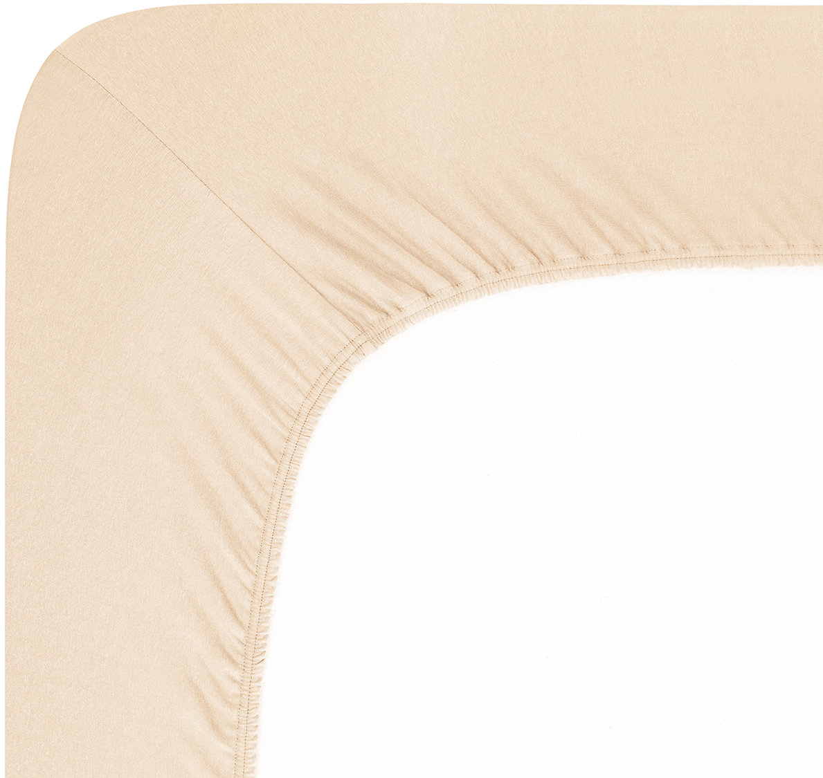 Andrea Simone Plachta Jersey Lycra boxspring 90 × 200 cm, kávová