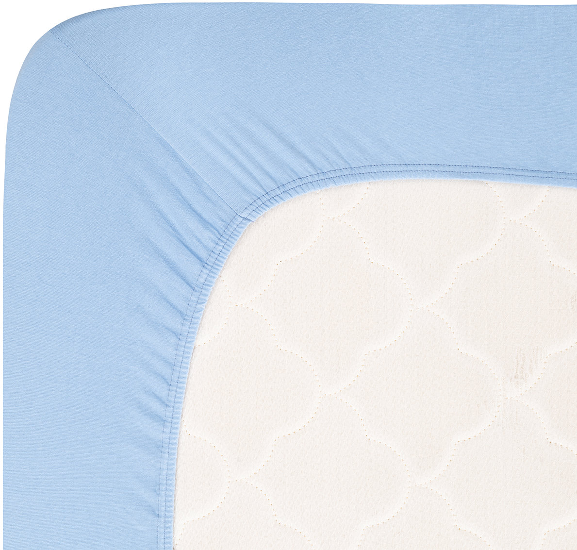 Andrea Simone Plachta Jersey Lycra boxspring 180 × 200 cm, modrá