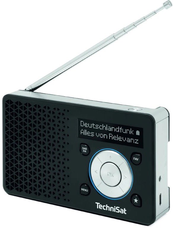TechniSat Rádioprijímač DAB+/FM Digitradio 1 A, black/silver