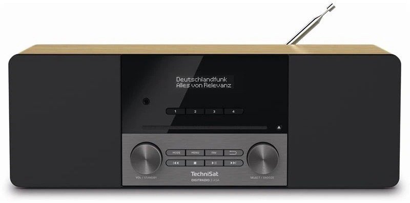 TechniSat Rádioprijímač DAB+/FM/BT s CD Digitradio 3 ASA, oak