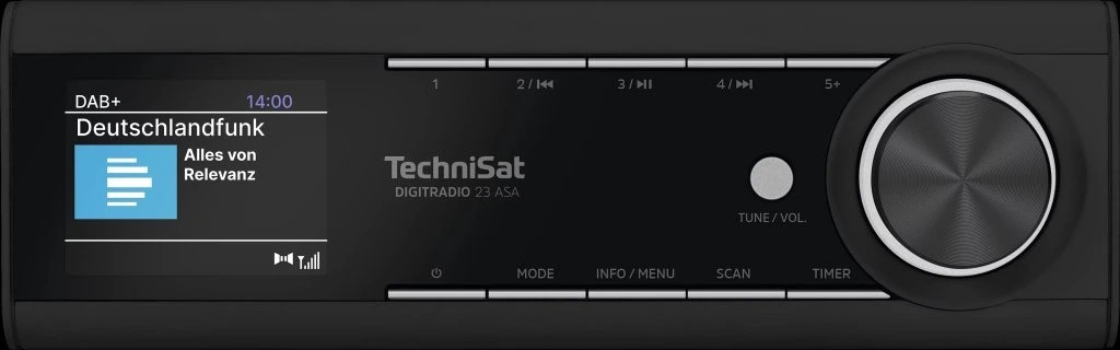TechniSat Kuchynské rádio FM/DAB/BT Digitradio 23 ASA, black