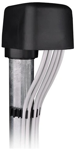OEM Stožiarová krytka plastová na stožiar 48 A 60 mm pre káble