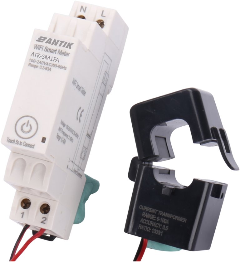ANTIK WiFi 1-fázový merač spotreby energie SM1FA