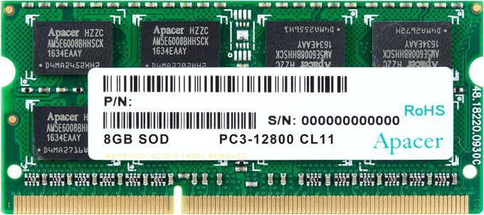 Apacer SO-DIMM 8GB DDR3 1600MT/s CL11