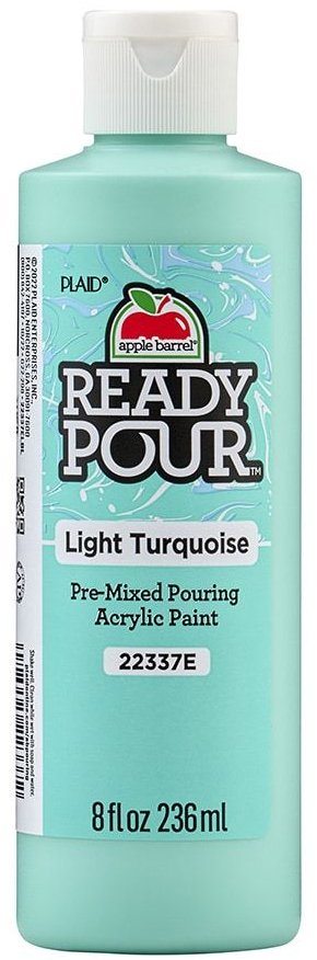 Apple Barrel Ready Pour na pouring 236 ml, svetlotyrkysová