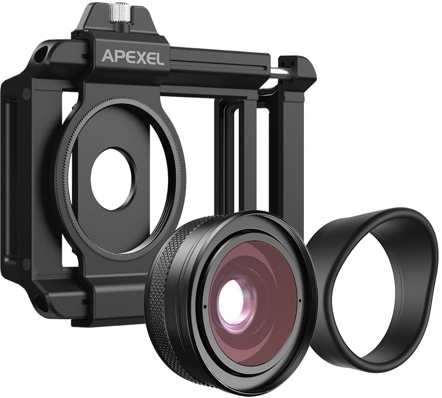 Apexel Adjustable 10X – 20X Zoom Macro Lens