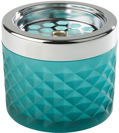 APS Popolník sklenený modrý 00584