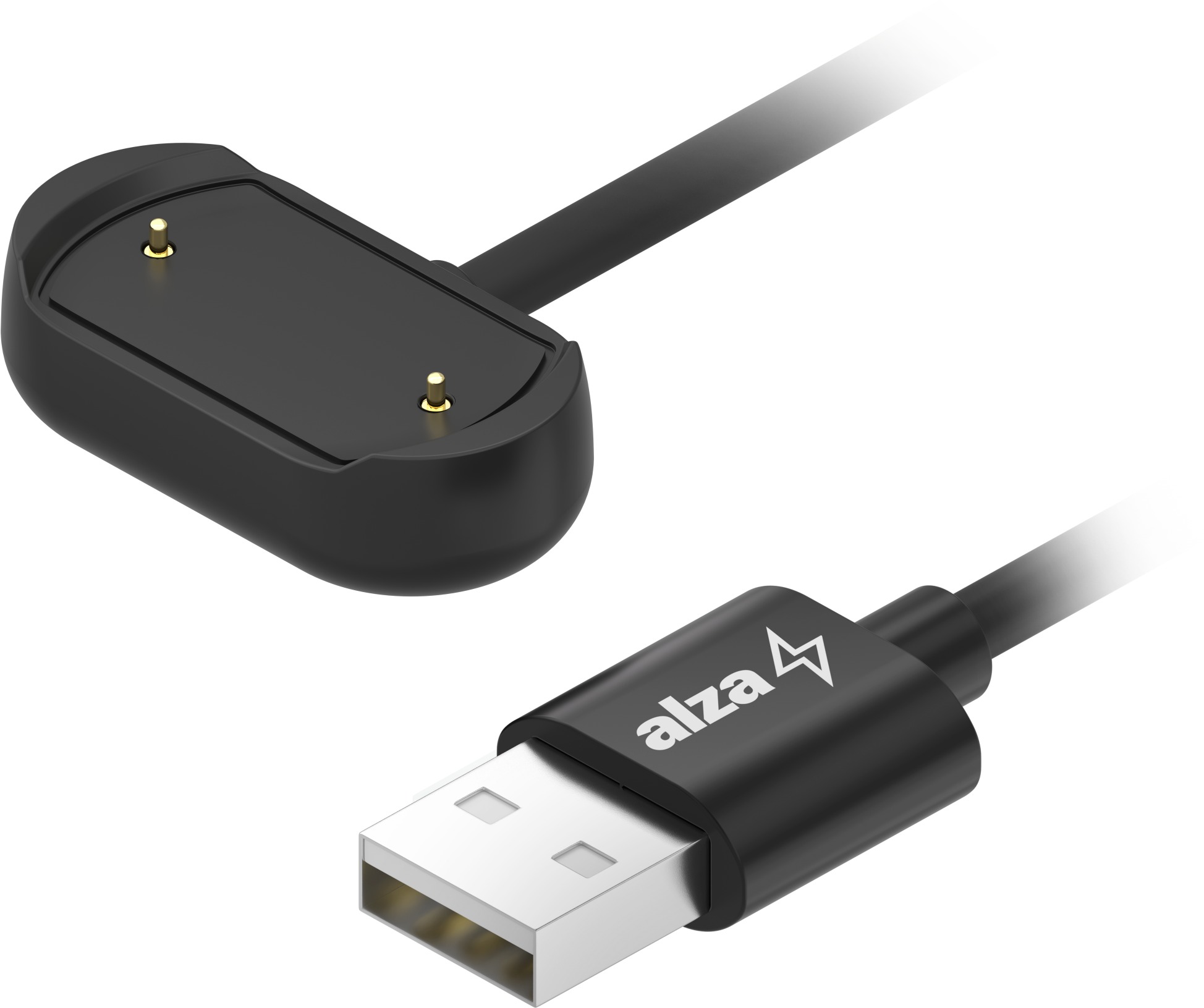 AlzaPower nabíjací kábel pre Amazfit GTR4/GTS4/GTR3/GTS3/Cheetah/T-Rex 2 – 1 m