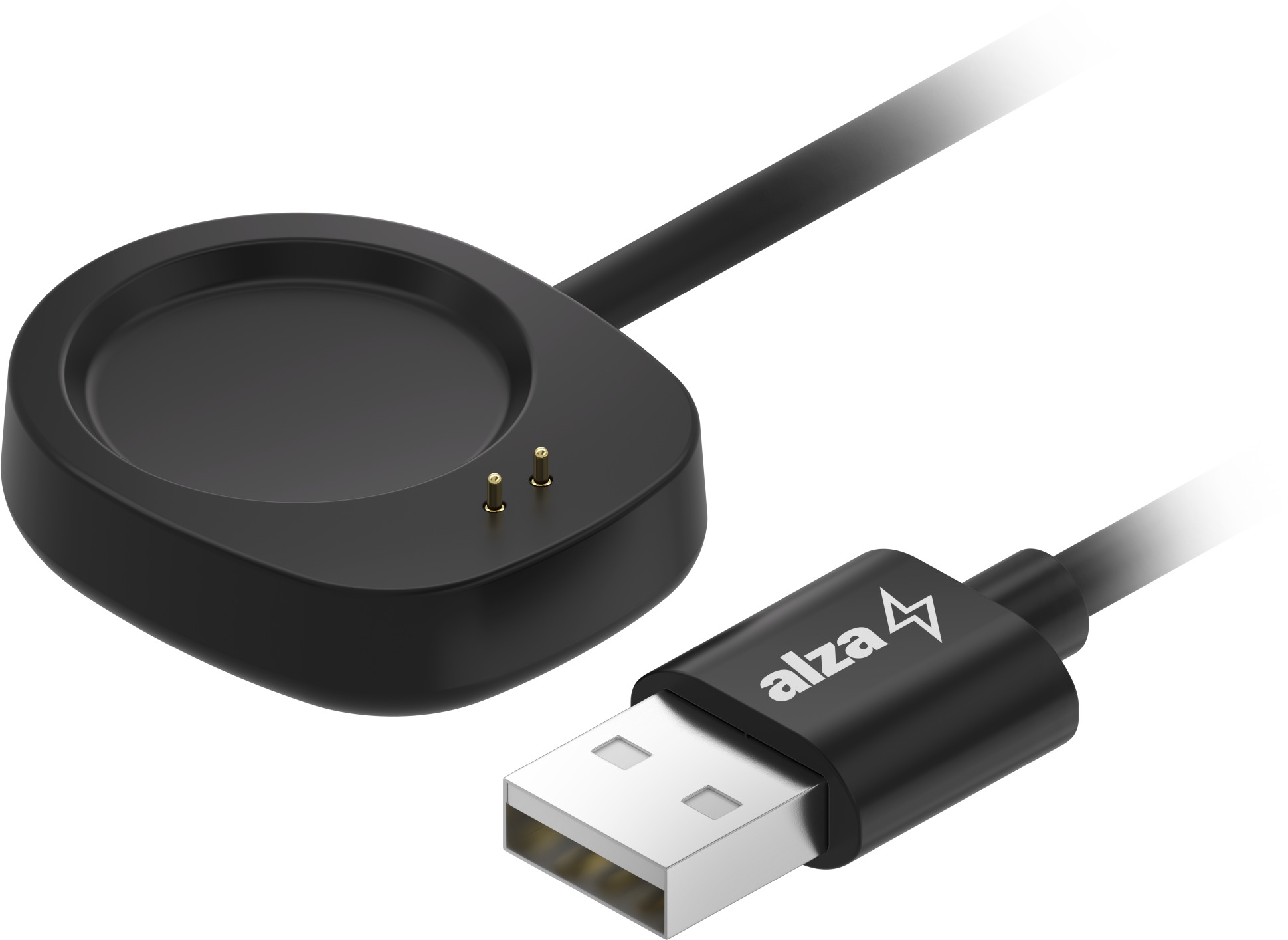AlzaPower nabíjací kábel na Amazfit T-Rex 3/3 Pro, Balance/Balance 2 a Helio Strap – 1 m