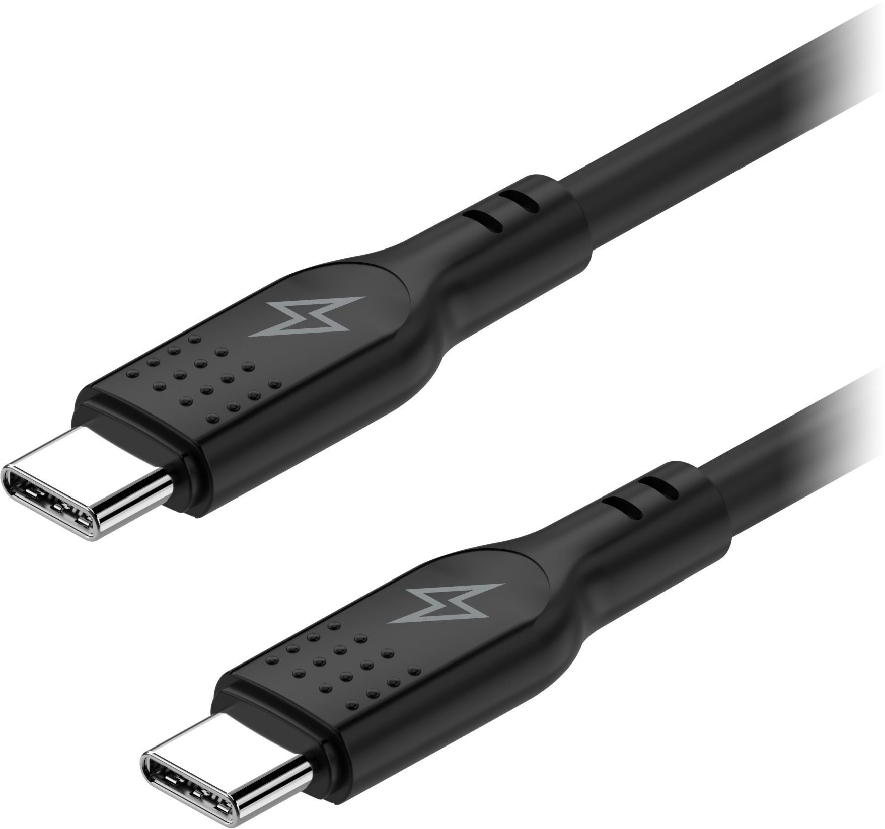 AlzaPower SilkCore USB-C/USB-C 2.0 5 A, 240 W, 1 m, čierny