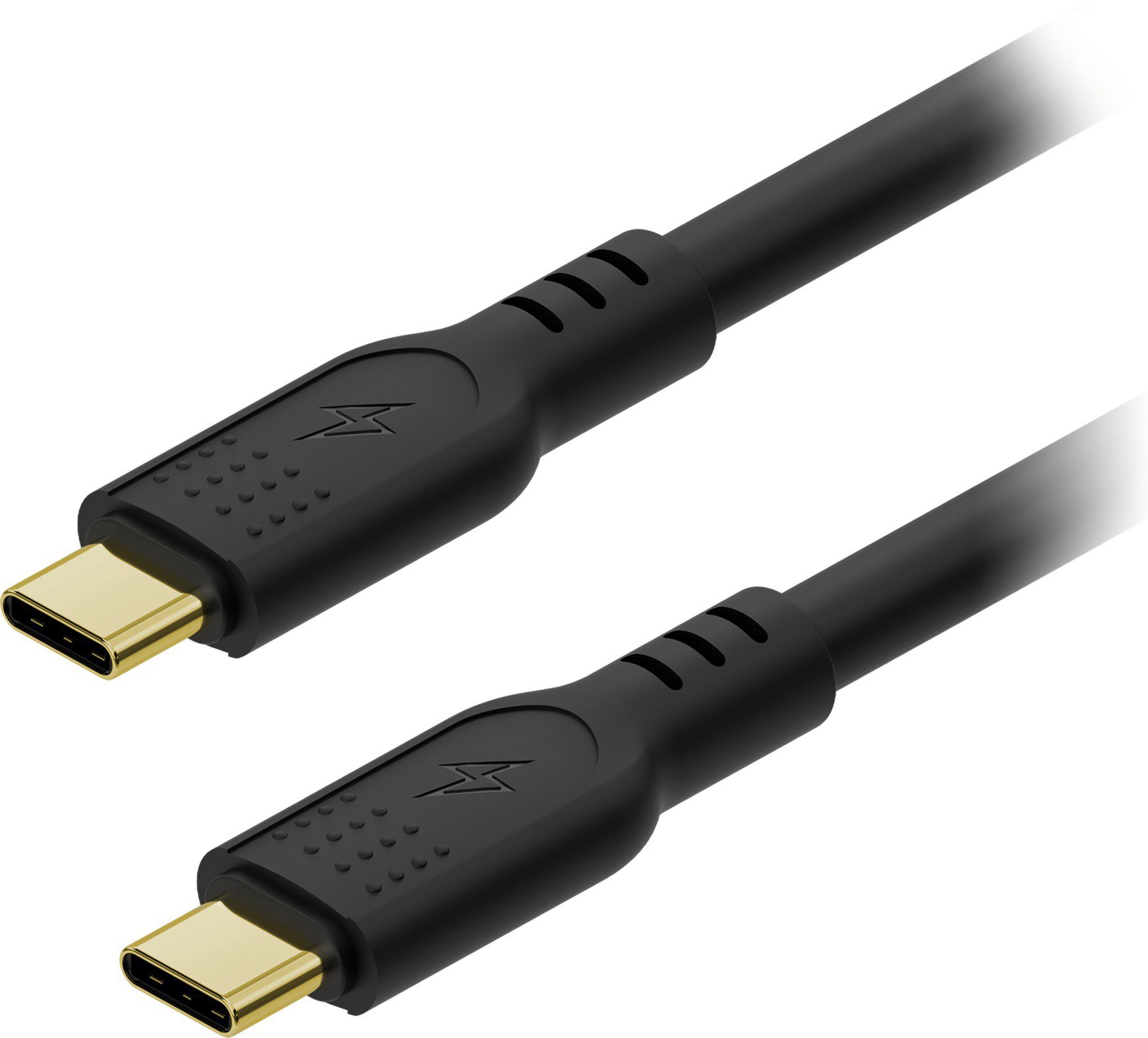 AlzaPower SilkCore USB-C to USB-C 3.2 Gen 2 240 W 2 m čierny