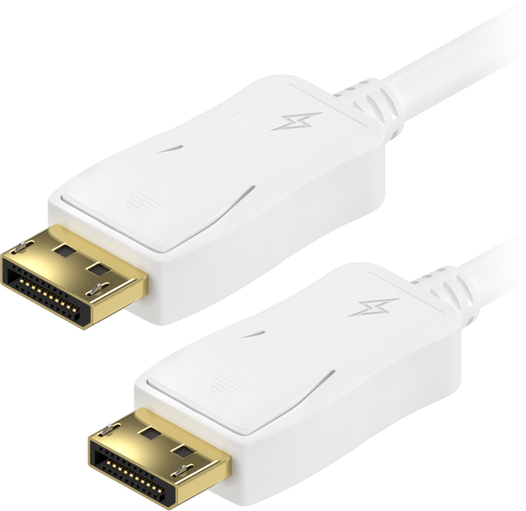 AlzaPower Core DisplayPort 1.2 4K tienený 2m biely