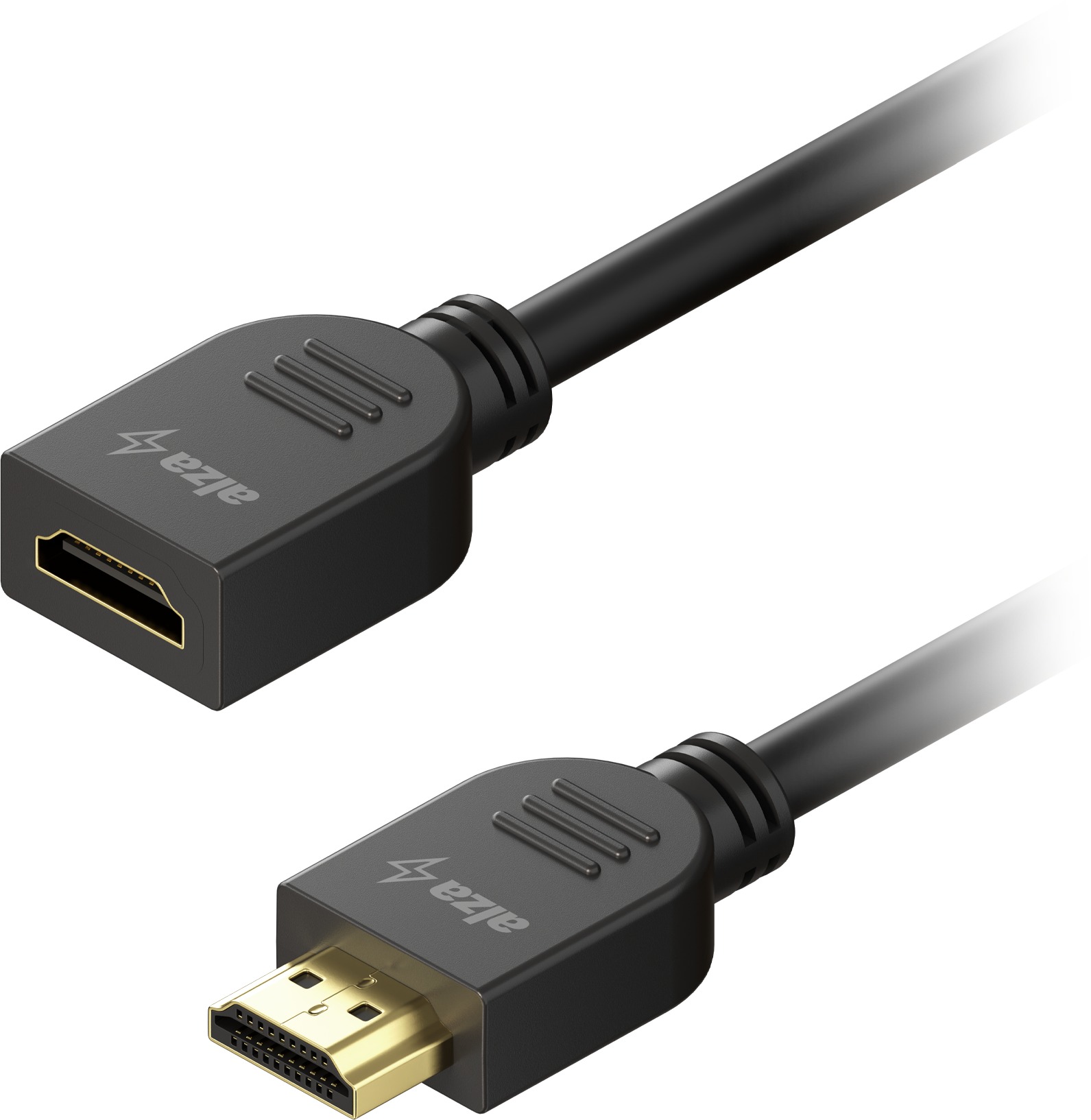 AlzaPower Core HDMI 1.4 High Speed Extension 4 K 3 m čierny