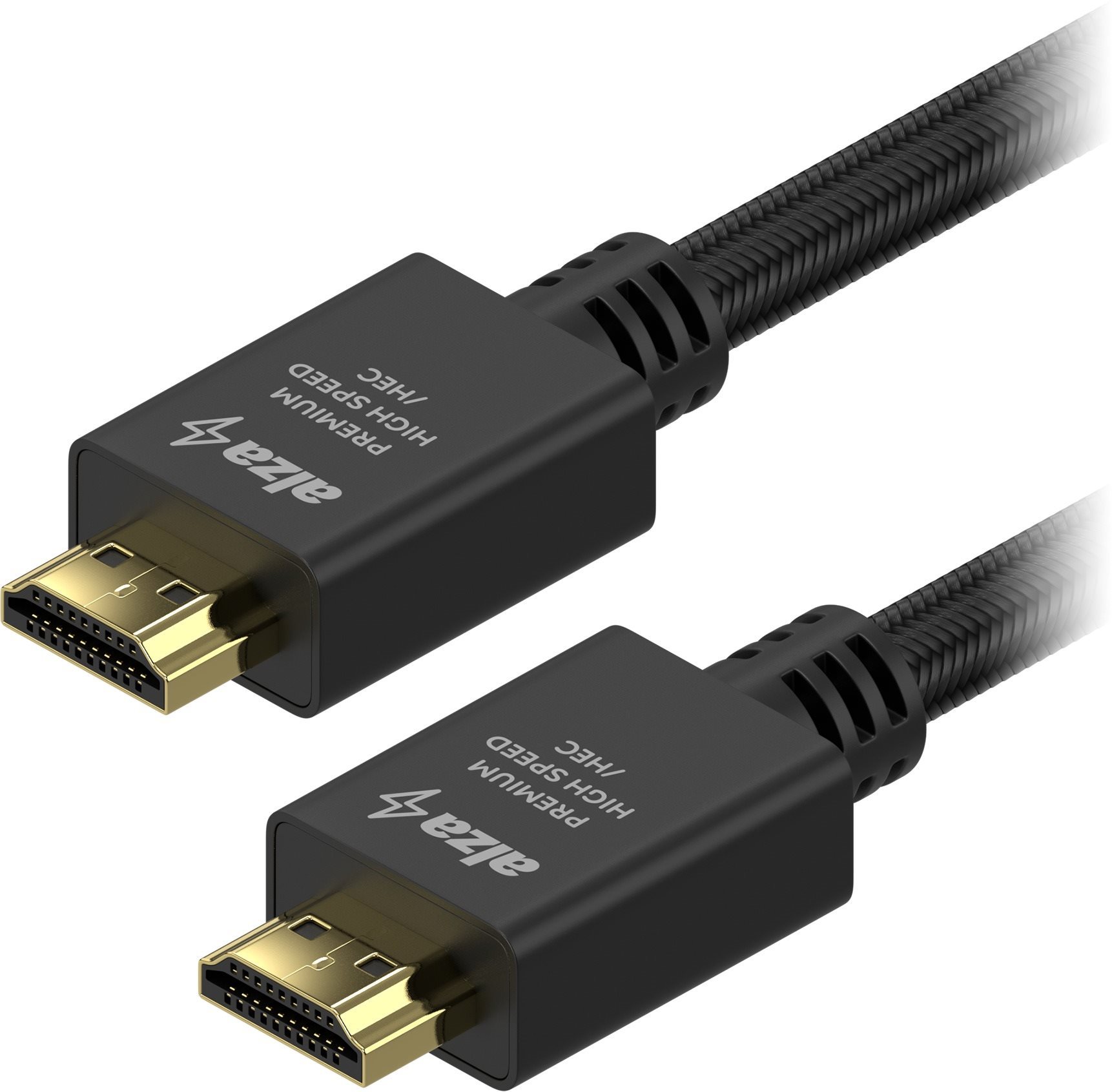 AlzaPower AluCore Premium HDMI 2.0 High Speed 4K 5 m čierny