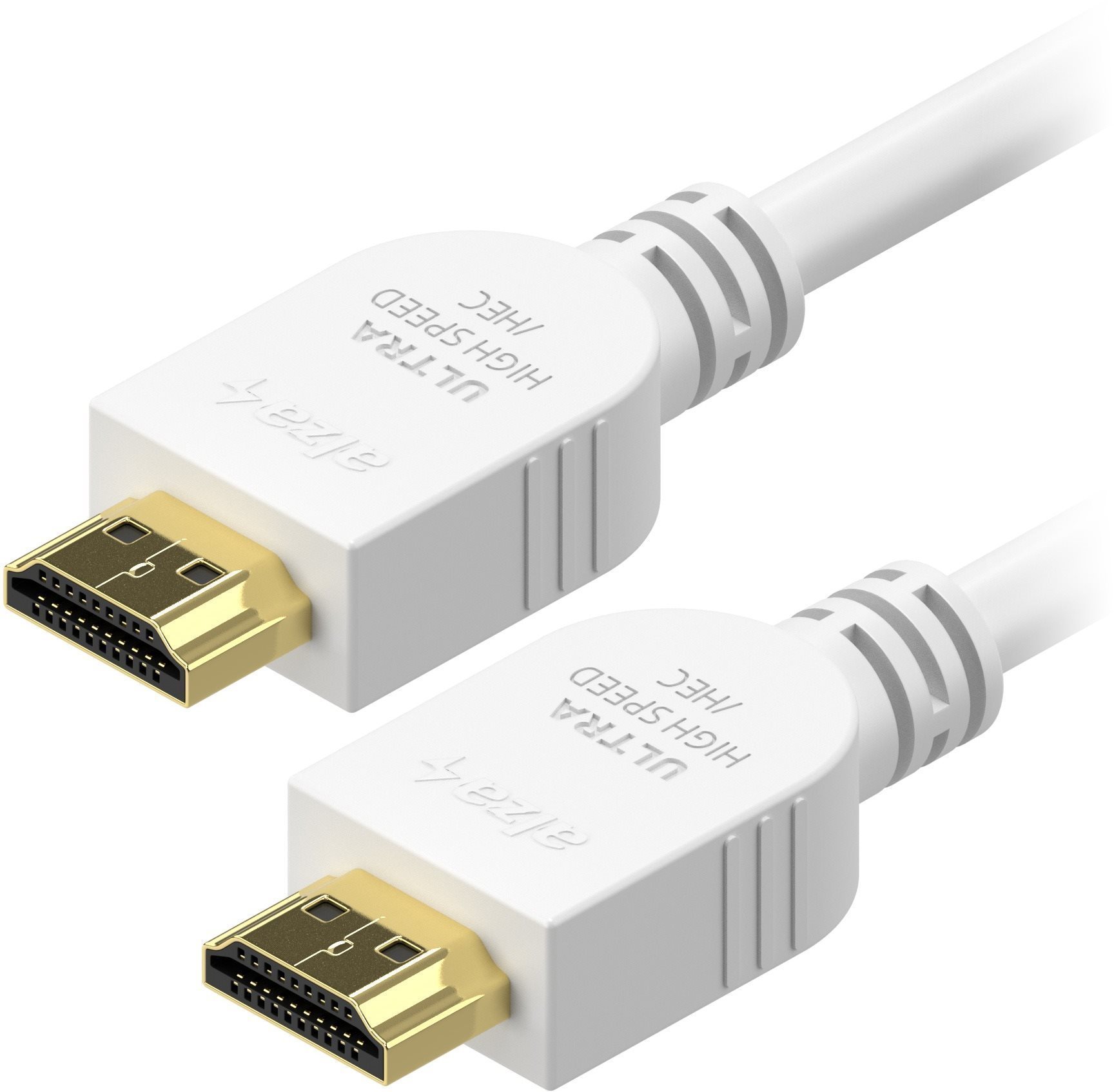 AlzaPower Core Premium HDMI 2.1 High Speed 8K 1 m biely
