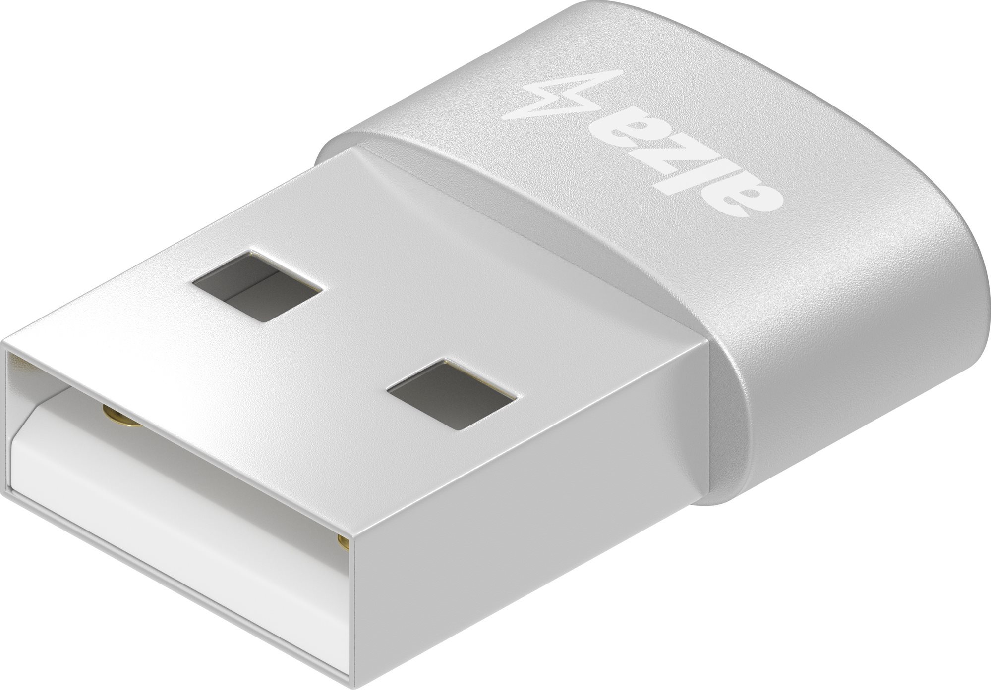 AlzaPower USB-A (M) to USB-C (F) 2.0 biely