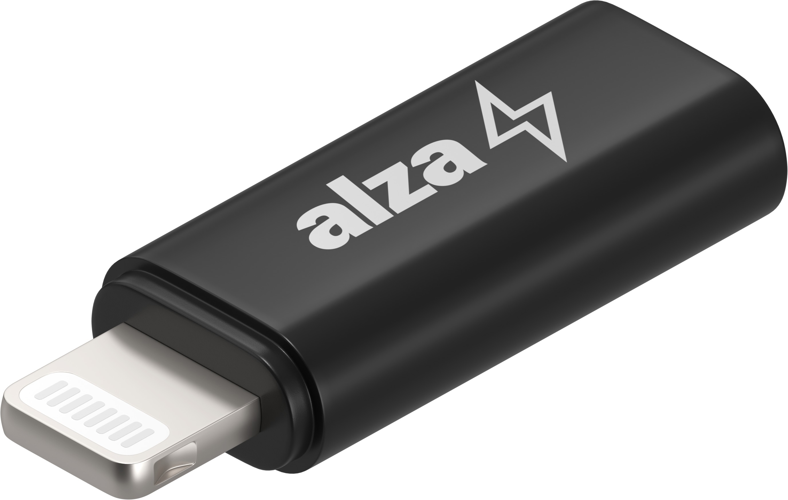 AlzaPower USB-C (F) to Lightning MFi (M) – čierna