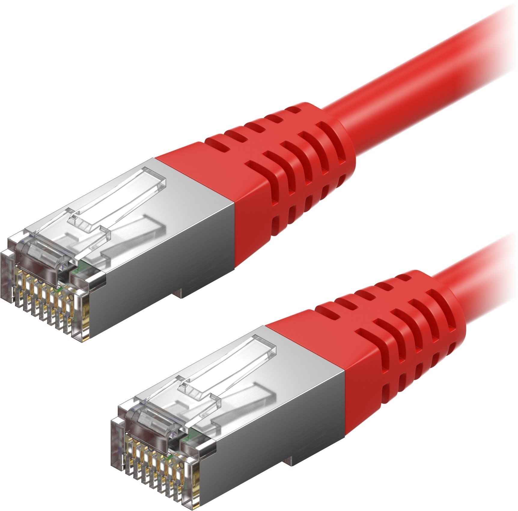 AlzaPower Patch CAT5E FTP 2 m červený