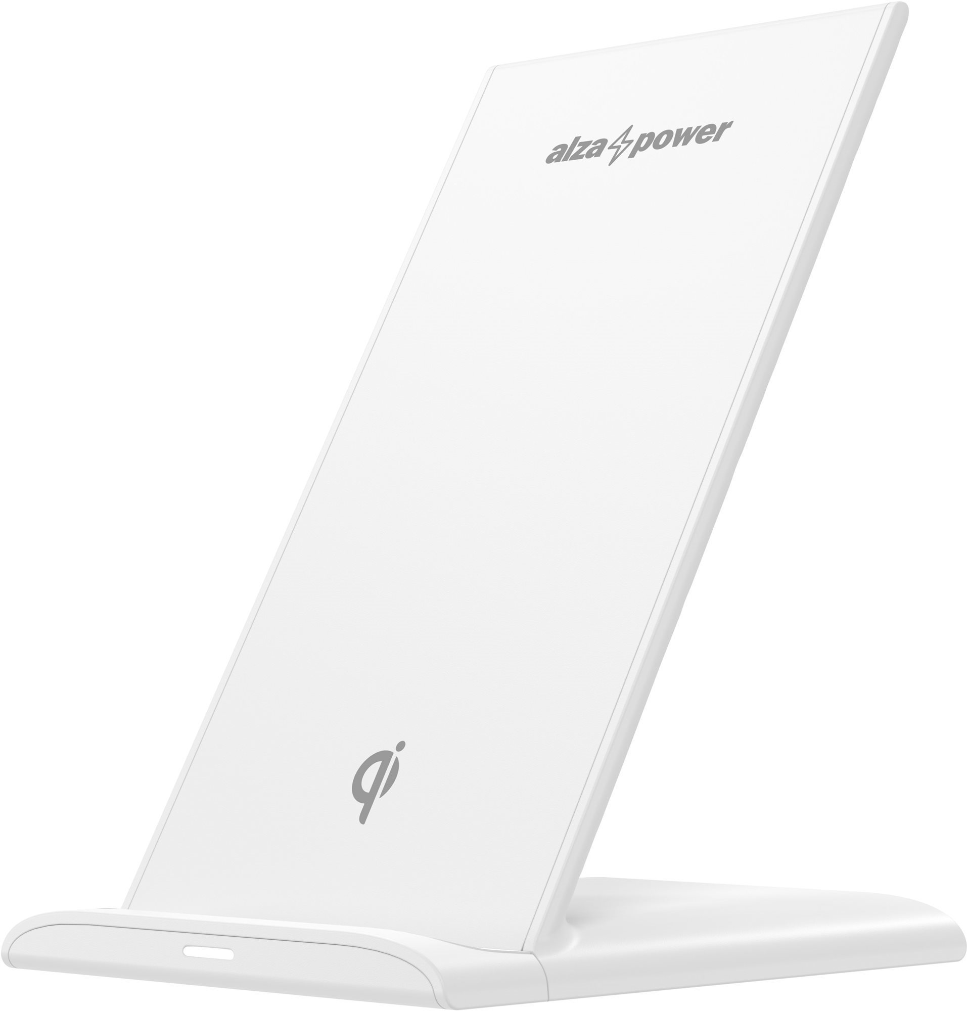 AlzaPower WF220 Wireless Fast Charger biela