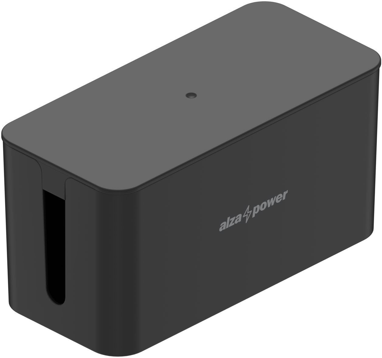 AlzaPower Cable Box Basic Small čierny