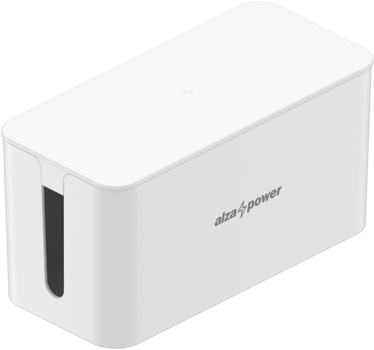 AlzaPower Cable Box Basic Small biely
