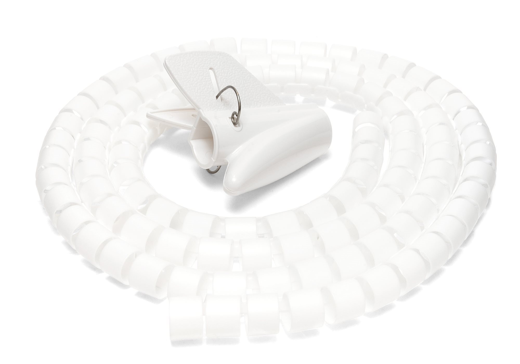 AlzaPower Cable Tube 1,5m biely