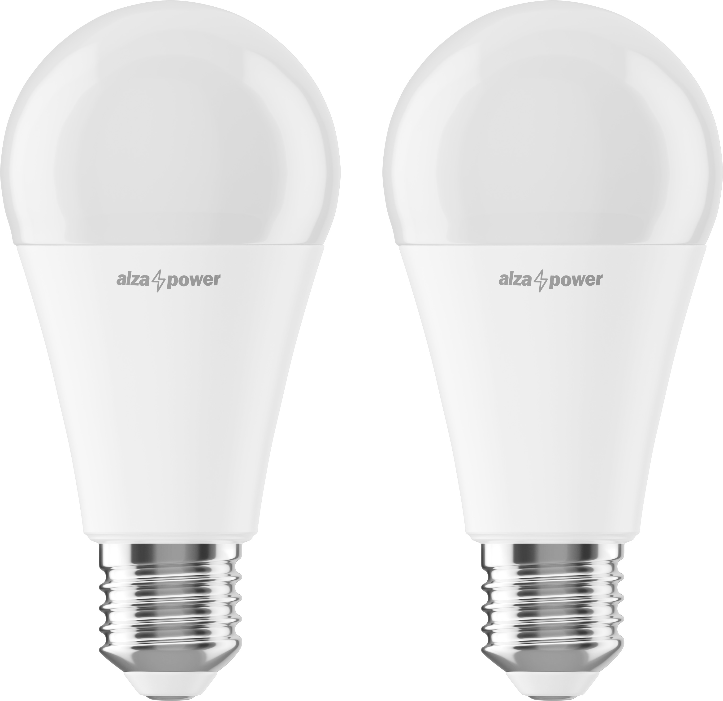 AlzaPower LED 15 – 100 W, E27, 2 700 K, súprava 2 ks
