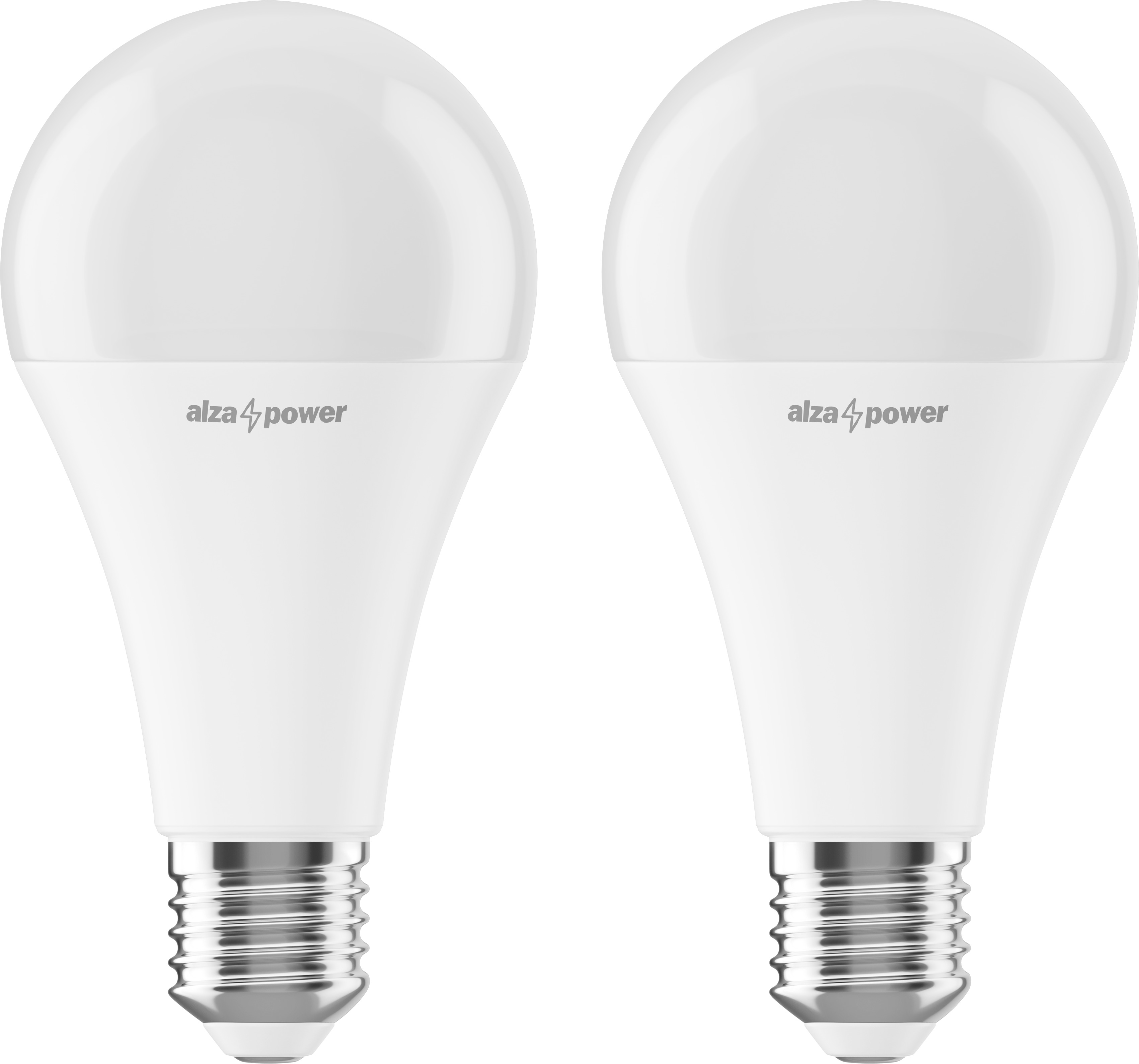 AlzaPower LED 18 –115 W, E27, 2 700 K, súprava 2 ks