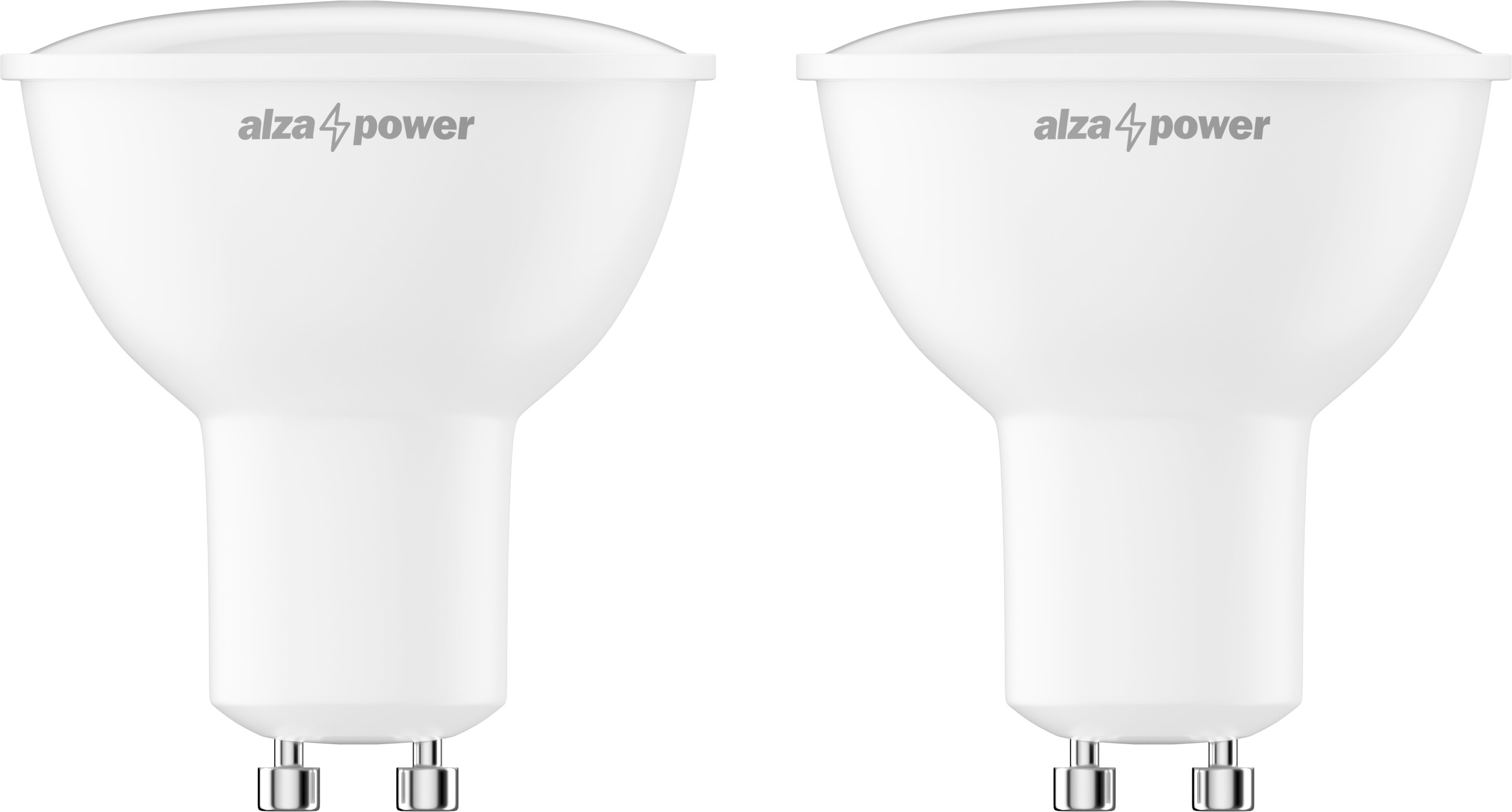 AlzaPower LED 8 – 55 W, GU10, 2 700 K, súprava 2 ks