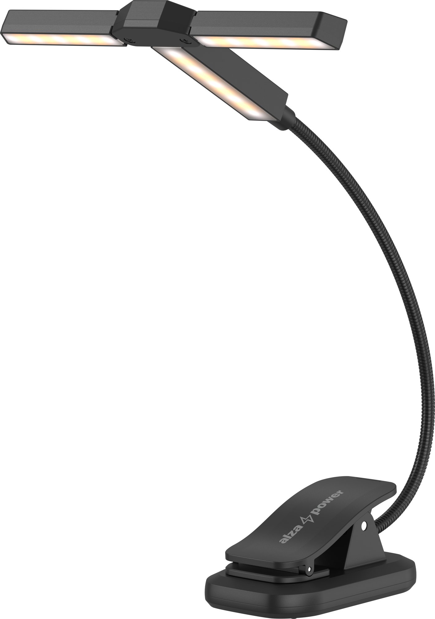 AlzaPower LRC30 LED Reading Lamp čierna