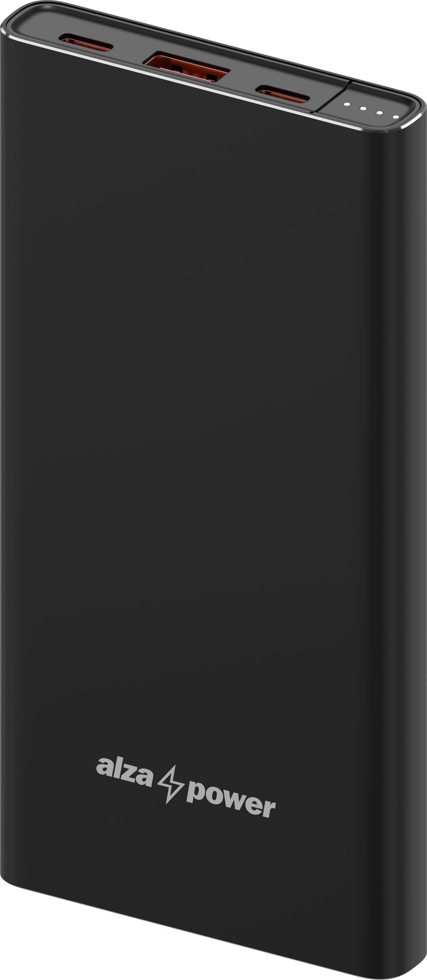 AlzaPower Metal Gen2 10000 mAh Power Delivery (22,5 W) čierna