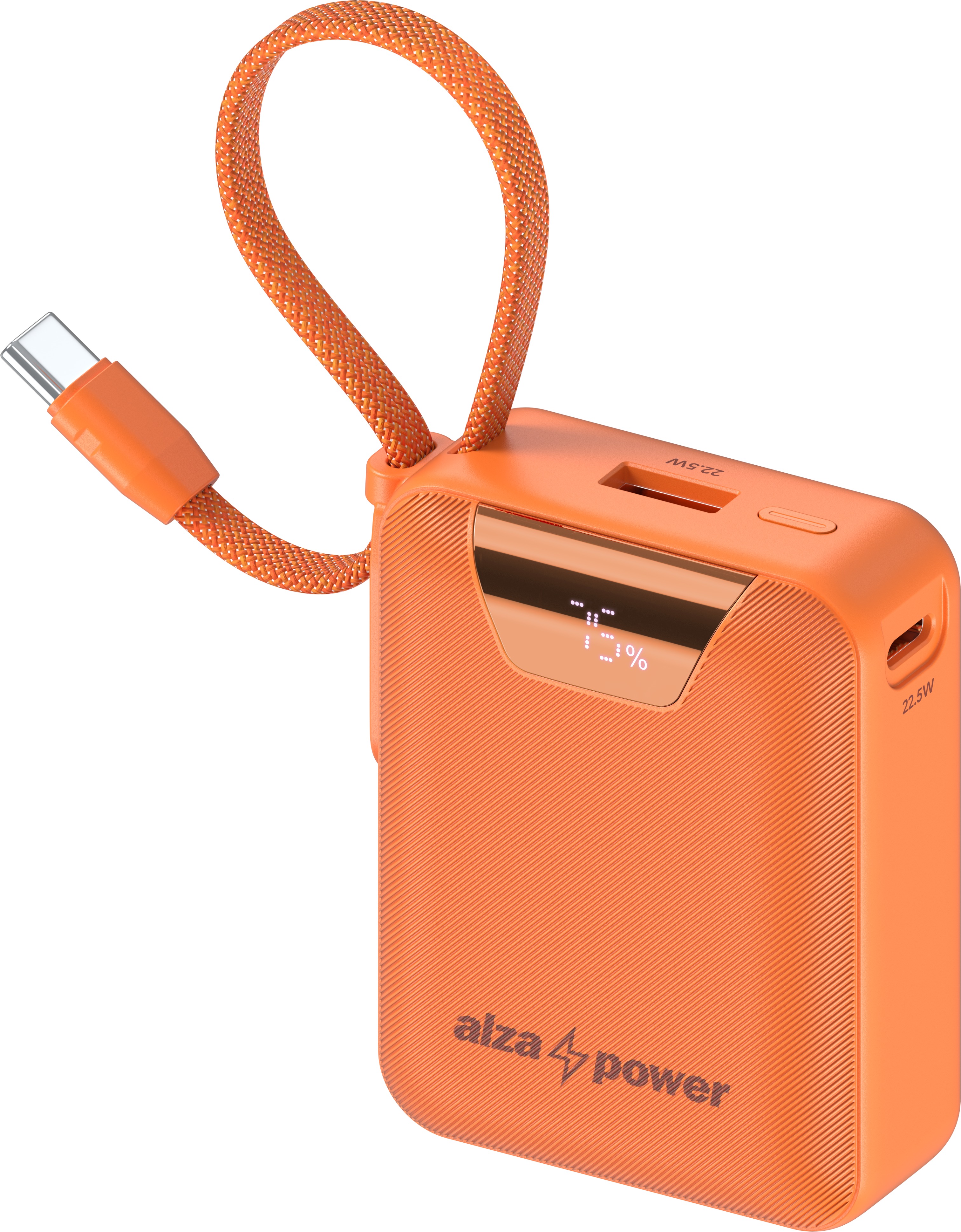 AlzaPower Urban 10000 mAh Power Delivery (22,5 W) oranžová