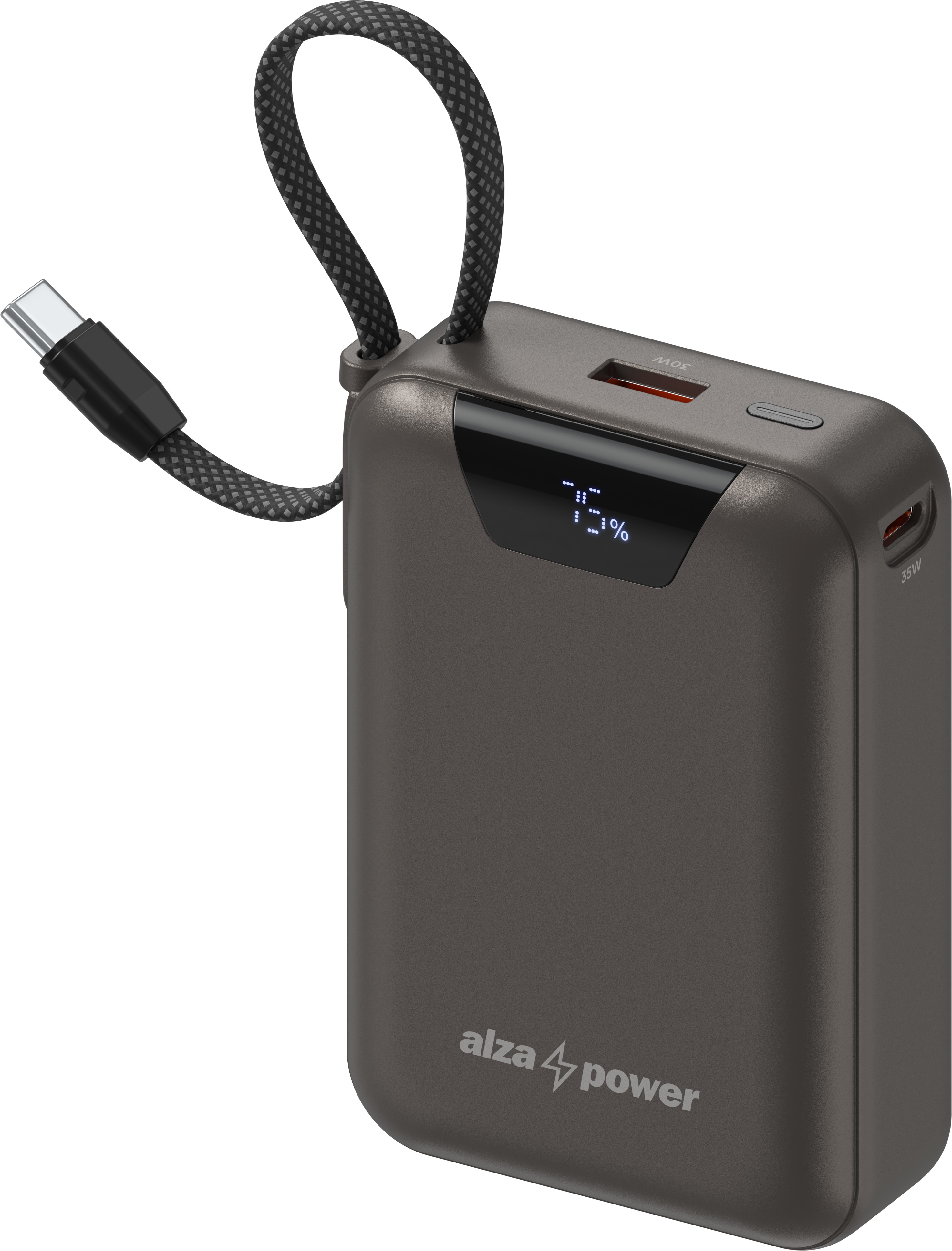 AlzaPower Urban 20000 mAh Power Delivery (35 W) sivá