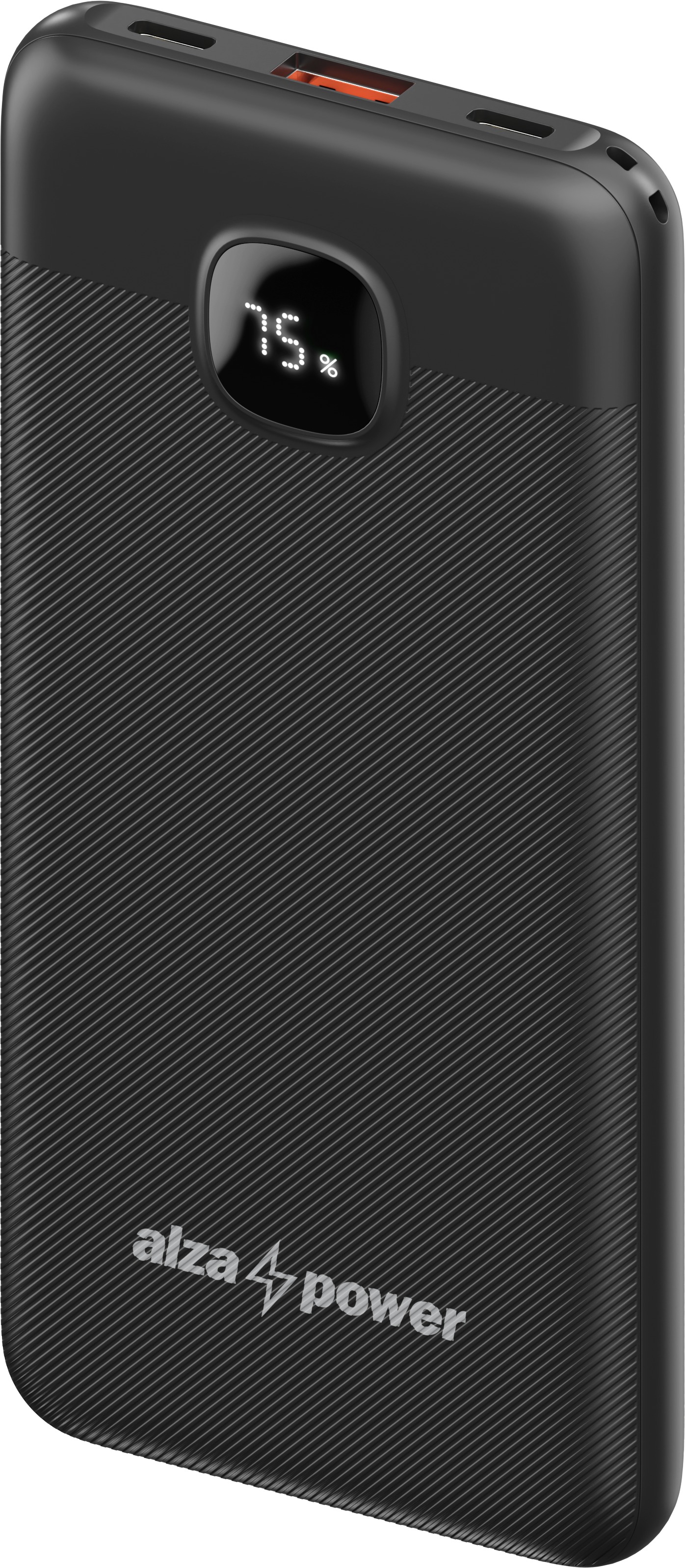 AlzaPower Garnet 10 000 mAh Power Delivery (22,5 W) čierna